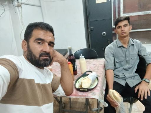 عکس ساندویچ دایی رضا