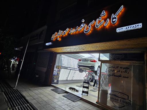 عکس کارشناسی فنی و تشخیص رنگ خودرو عبادی