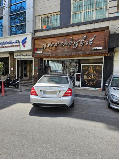 عکس کارشناسی فنی و تشخیص رنگ خودرو عبادی