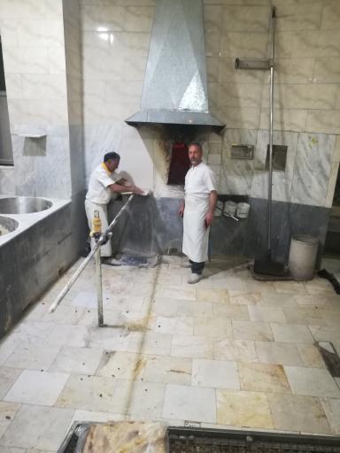 عکس سنگک پزی