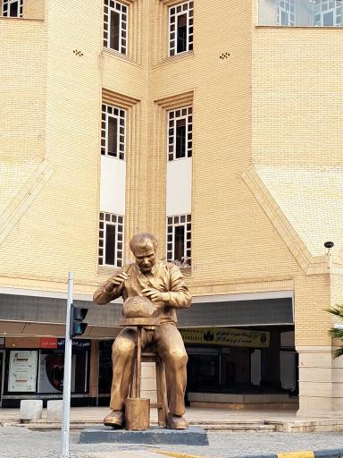 عکس مجسمه قلمکار