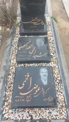 عکس مزار کربلایی عوض افخمی