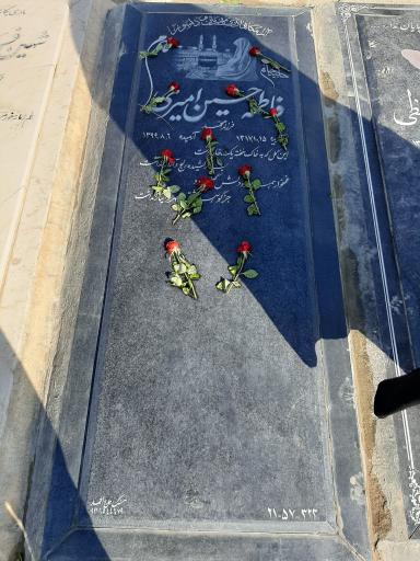 عکس ارامگاه مرحومه فاطمه حسین امیری