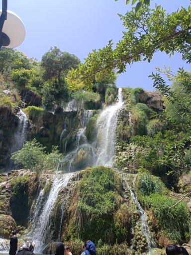 عکس انتهای آبشار 