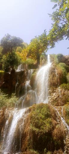 عکس انتهای آبشار 