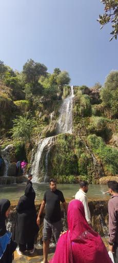 عکس انتهای آبشار 