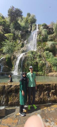 عکس انتهای آبشار 