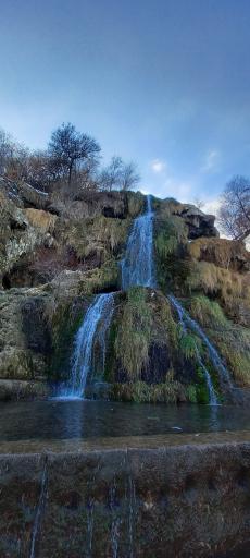 عکس انتهای آبشار 