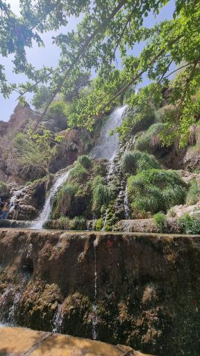 عکس انتهای آبشار 