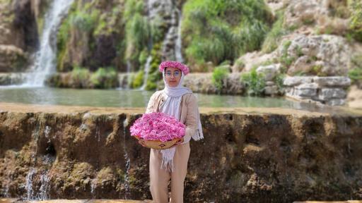 عکس انتهای آبشار 