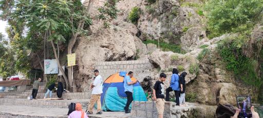 عکس انتهای آبشار 