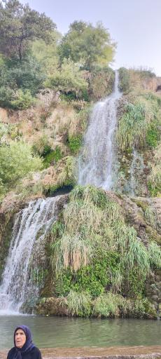 عکس انتهای آبشار 