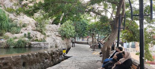 عکس انتهای آبشار 