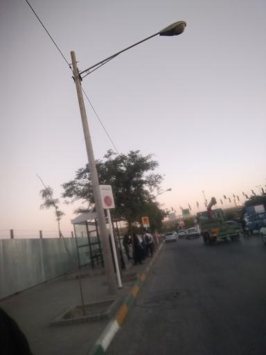 عکس ایستگاه اتوبوس تقاطع شهید عباسپور
