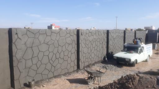 عکس کارگاه سیمان کاری با دستگاه