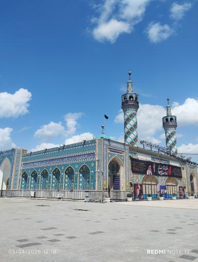 عکس قبرستان و گلزار شهدا امامزاده زید