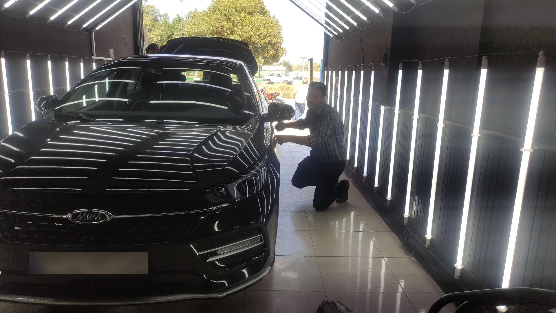 عکس تشخیص رنگ خودرو مهرطینت 