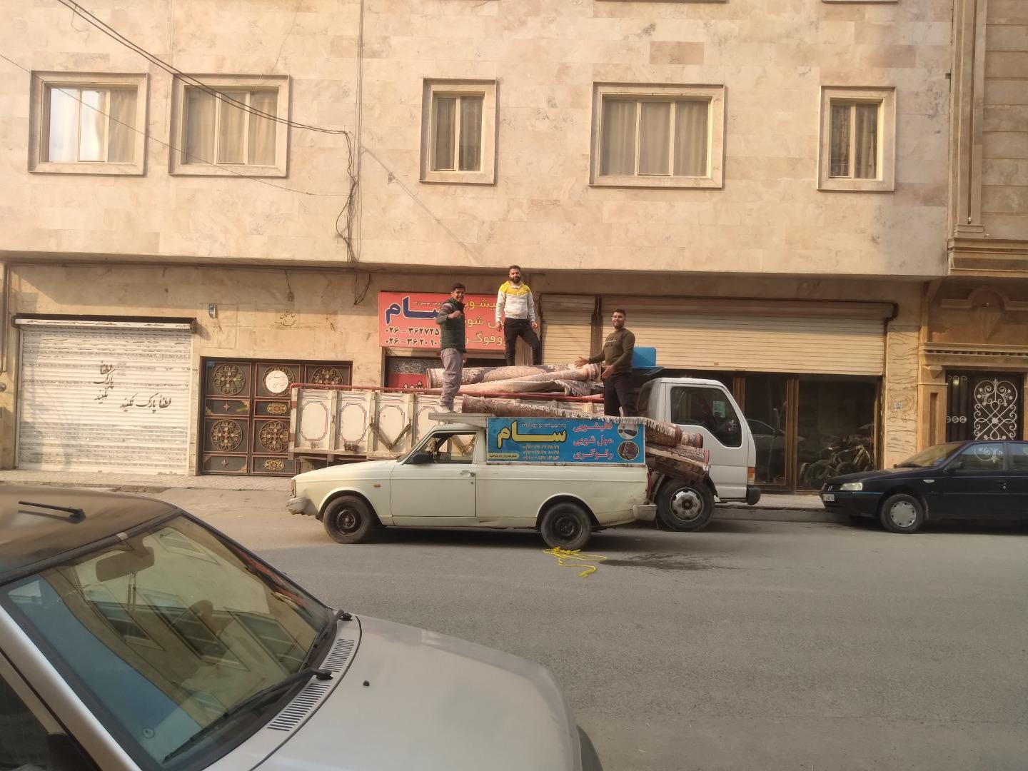 عکس قالیشویی و مبل شویی سام