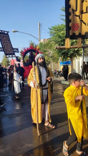 عکس نمایشگاه هیئت حسینی نوش آباد