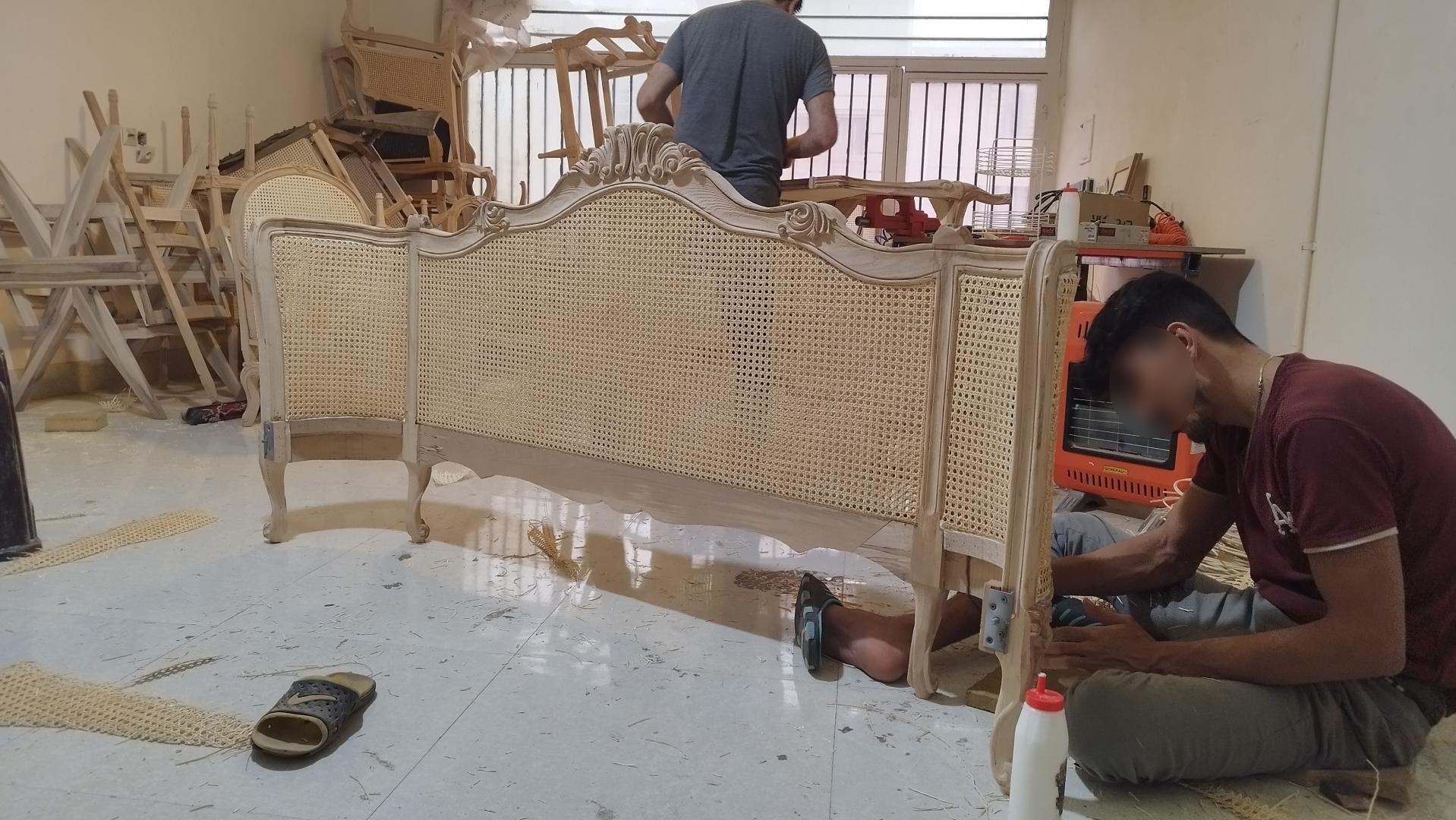 عکس حصیر بافی سیدی