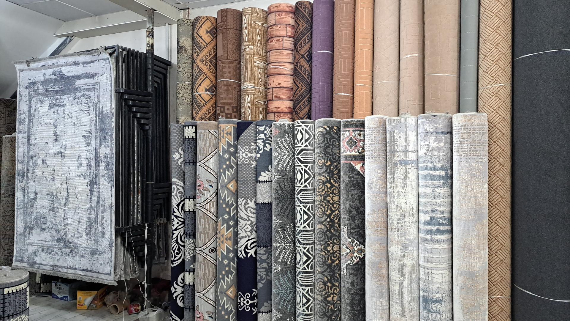 عکس فرش و موکت گل ابریشم