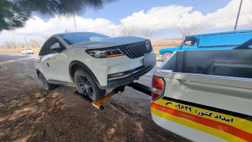 عکس امداد خودرو خودروبر جرثقیل یدک کش  فرشید