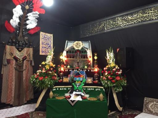 عکس بیت الرباب سلام الله علیها عزاخانه حضرت علی اصغر علیه السلام
