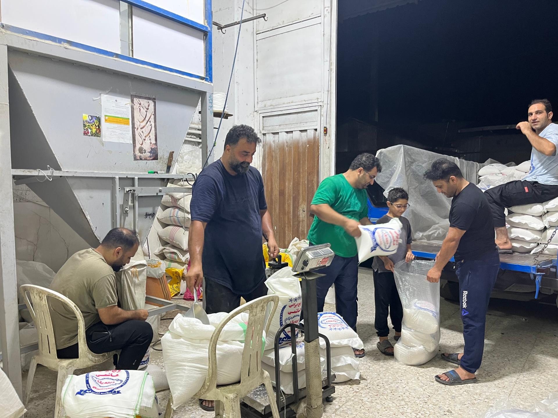 عکس بازرگانی برنج مهراد