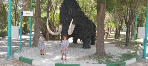 عکس دریاچه مصنوعی باغ وحش اراک