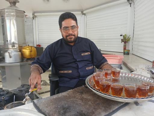عکس چایخانه  صلواتی حضرت ابوالفضل