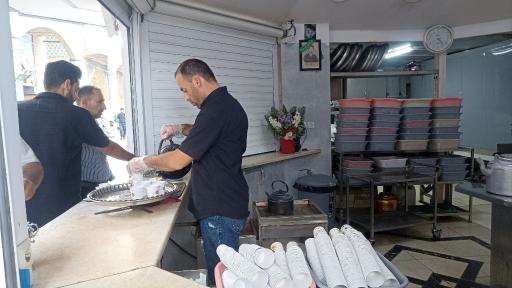 عکس چایخانه  صلواتی حضرت ابوالفضل