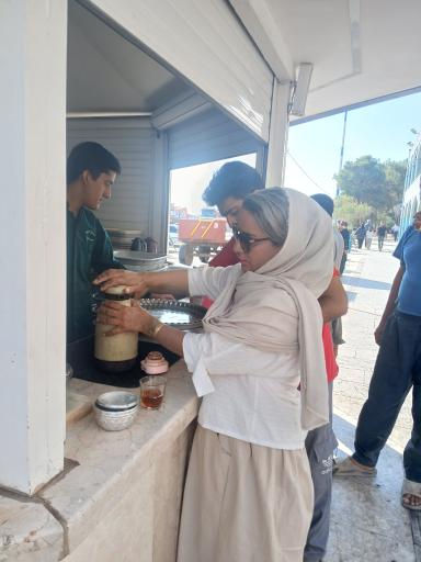 عکس چایخانه  صلواتی حضرت ابوالفضل