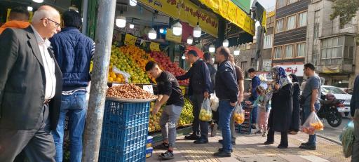 عکس بازار میوه محله رودکی