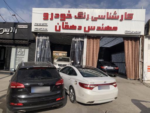 عکس کارشناسی و تشخیص رنگ مهندس دهقان