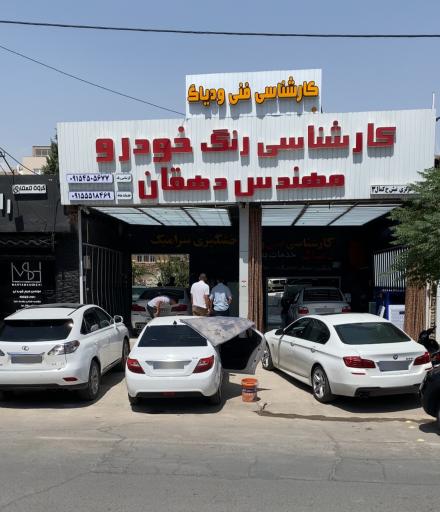 عکس کارشناسی و تشخیص رنگ مهندس دهقان