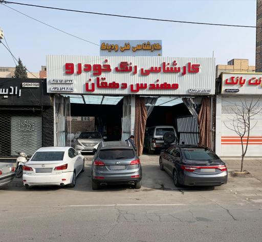 عکس کارشناسی و تشخیص رنگ مهندس دهقان