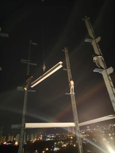 عکس کارخانه اسکلت فلزی نوین صنعت