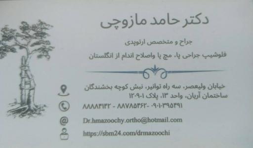 عکس دکتر حامد مازوچی