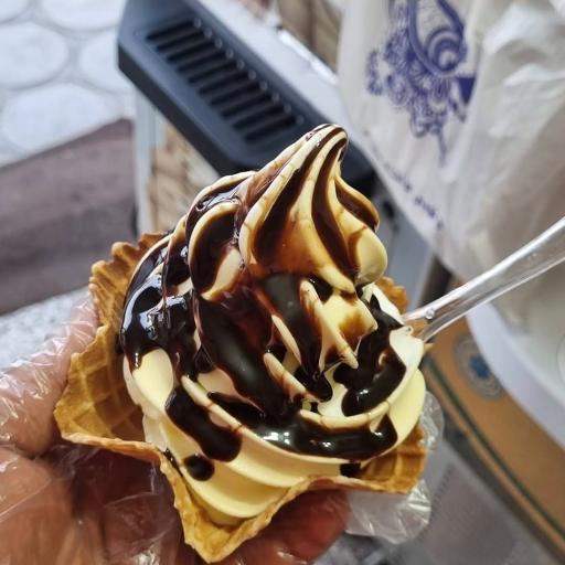 عکس تریا عسل بستنی رضا