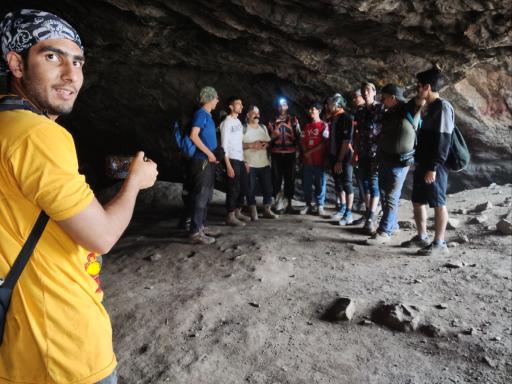 عکس غار مغان