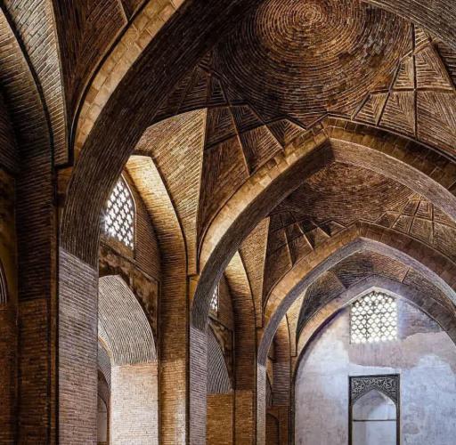 عکس مسجد جامع عتیق نوش آباد