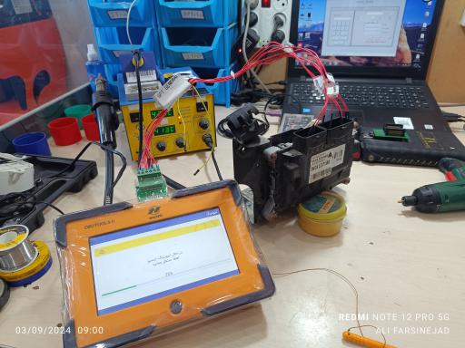 عکس تنظیم موتور مهندس فارسی نژاد (پرشین تیونینگ)