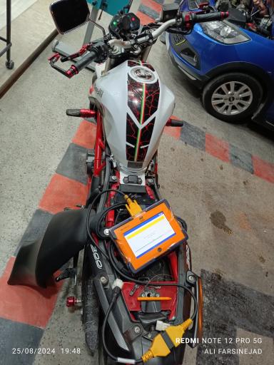 عکس تنظیم موتور مهندس فارسی نژاد (پرشین تیونینگ)