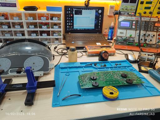 عکس تنظیم موتور مهندس فارسی نژاد (پرشین تیونینگ)