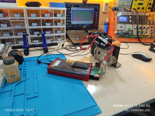 عکس تنظیم موتور مهندس فارسی نژاد (پرشین تیونینگ)