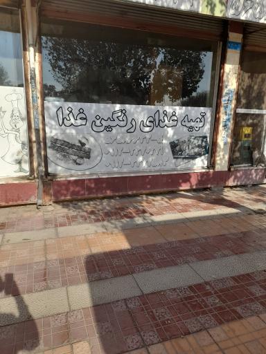 عکس تهیه غذای رنگین غذا