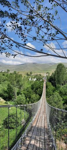 عکس سایت پاراگلایدر پل معلق مشگین شهر