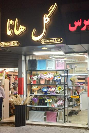 عکس گل فروشی هانا