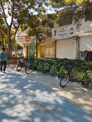 عکس دوچرخه اشتراکی مشهد