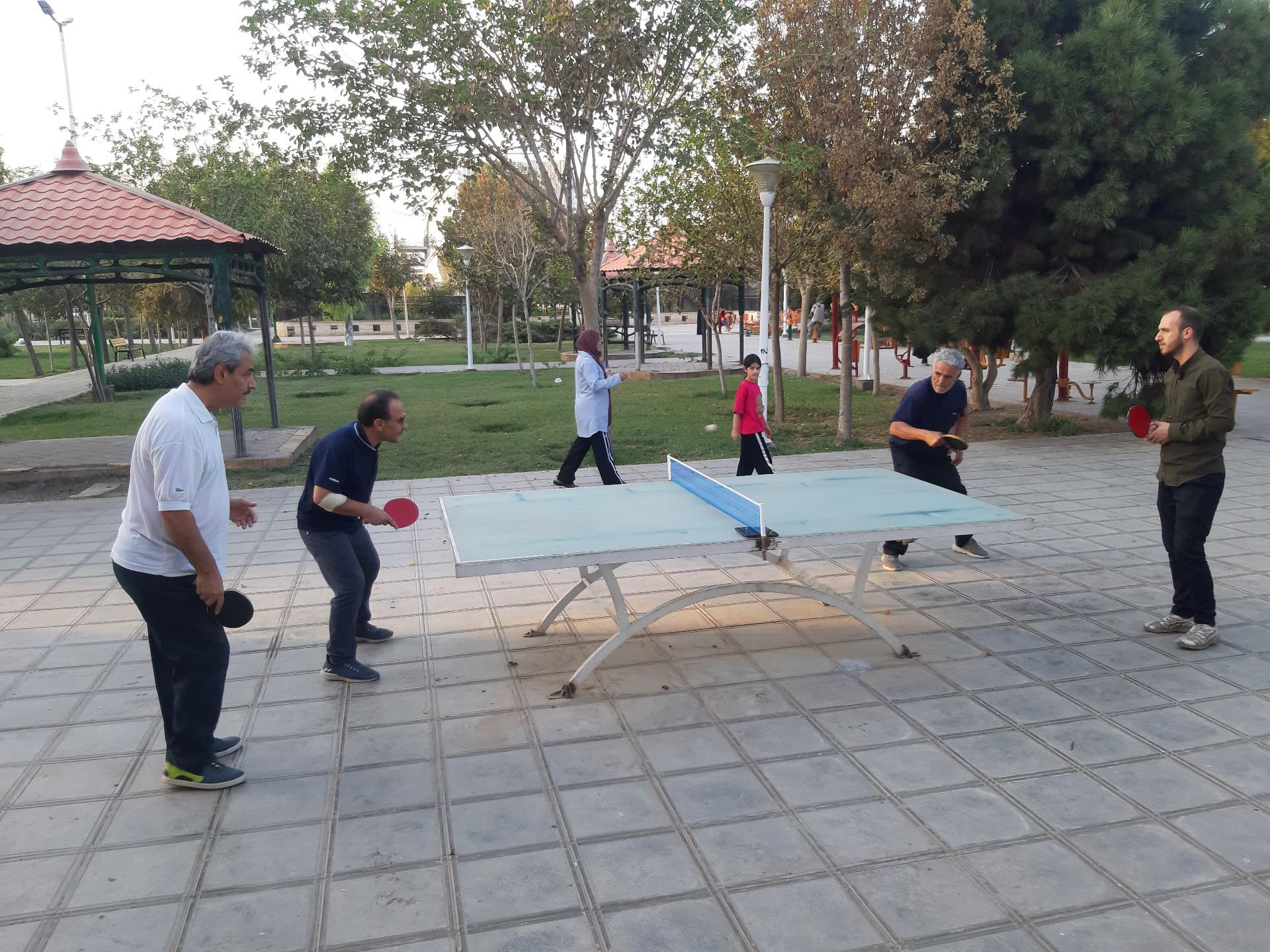 عکس زمین بازی پینگ پنگ